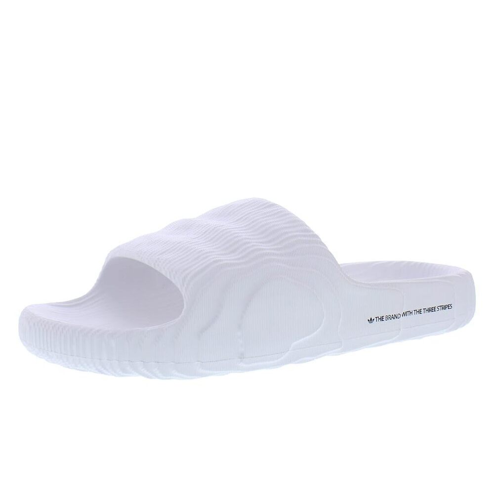 Adidas Adilette 22 Mens Shoes Size 9, Color: Crystal White//Black